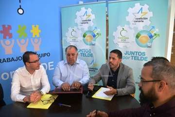 Presentación del programa electoral de Juntos por Telde (Foto TA)